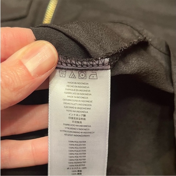 Michael Kors Black Full Zip Dress Top Size S - Picture 7 of 7